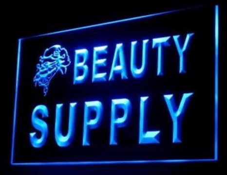 BEAUTY SUPPLY Cosmetics LED Neon Sign